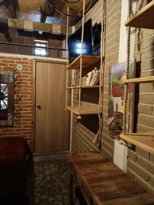 Litera o literas de una habitación en Hostal Refugio