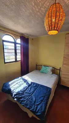 Cama o camas de una habitación en Your lodging Oaxaca