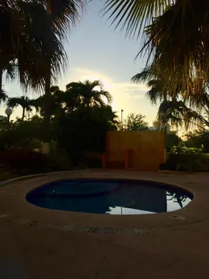 Piscina en o cerca de Departamento frente a la playa