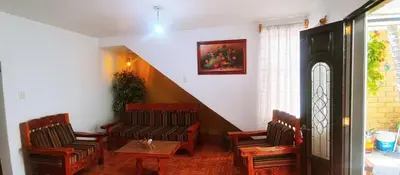Zona de estar de La Casita de Luca
