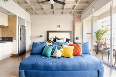 Zona de estar de ''Wonderful & Relaxing Ocean View'' Max para 4p