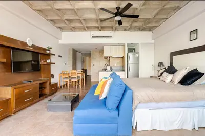 Zona de estar de ''Wonderful & Relaxing Ocean View'' Max para 4p