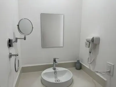 Un baño de Departamento con vista al mar y playa privada