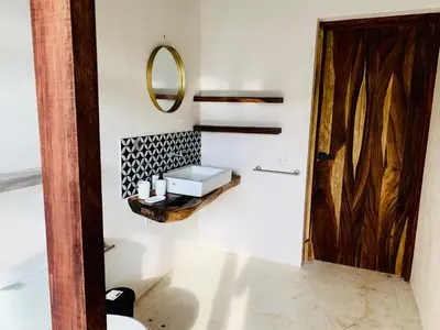 Un baño de Villa Triana a 5 Minutos caminando de la playa