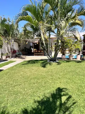 Jardín al aire libre en Residencia JV