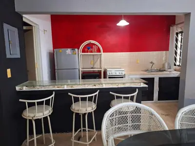 Una cocina o zona de cocina en Casa las palmeras