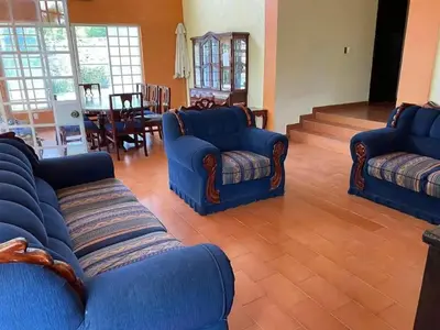 Zona de estar de Casa Bugambilia