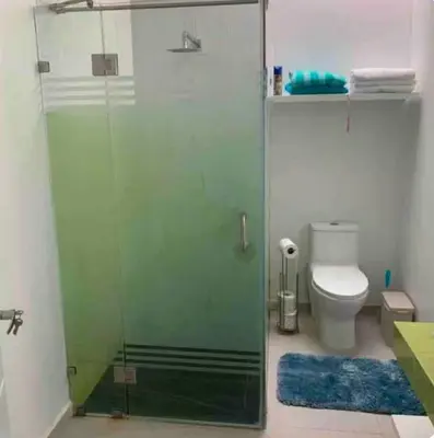 Un baño de Casa del Unicornio Azul