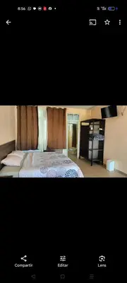 Cama o camas de una habitación en Hospedaje Cortes Hermanos