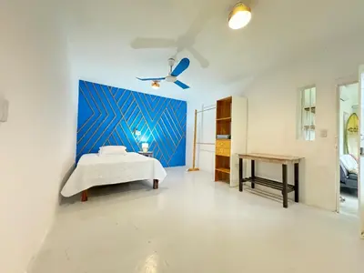Cama o camas de una habitación en Casa Tropical Starlink