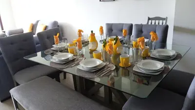 Zona de estar de LUJOSO DEPA CON PLAYA PRIVADA en la Isla Residences Acapulco