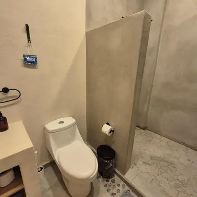 Un baño de Encantadora casa con alberca privada