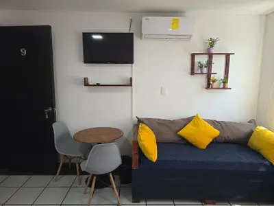 Zona de estar de Habitación amplia climatizada LuzSerena #9