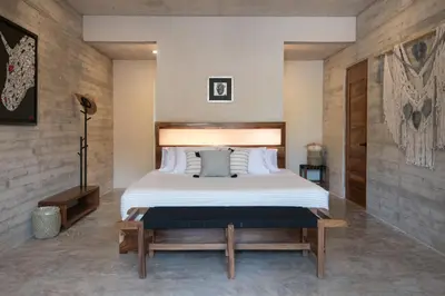 Cama o camas de una habitación en Jiloo Beautiful Oasis in Punta Zicatela 2