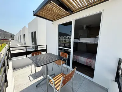 Un balcón o terraza de Residencial Quetzales