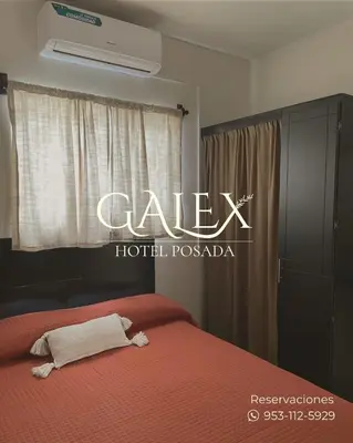 Cama o camas de una habitación en Galex Hotel Posada