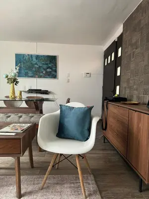 Zona de estar de Hermosa Casa en Coyoacán