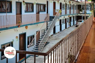Un balcón o terraza de Hotel Principal