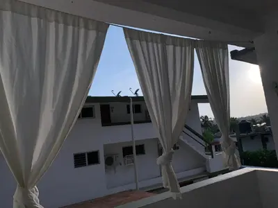 Un balcón o terraza de hotel las olas zicatela 2