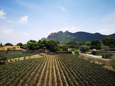 Paisaje cerca de esta posada u hostería