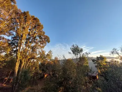 Paisaje cerca de este chalet de montaña