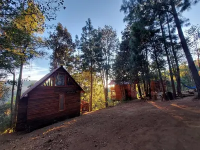 Paisaje cerca de este chalet de montaña