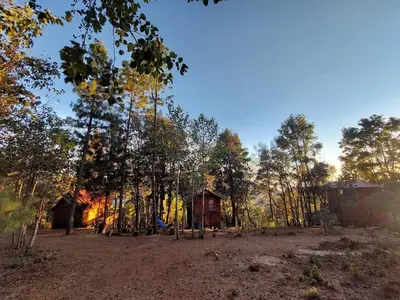 Paisaje cerca de este chalet de montaña