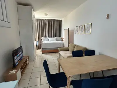 Cama o camas de una habitación en Departamento cerca de playa Papagayo