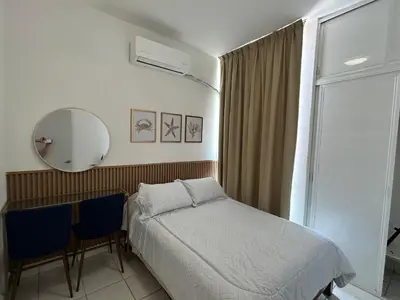 Cama o camas de una habitación en Departamento cerca de playa Papagayo