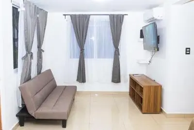 Zona de estar de condominio los mangos