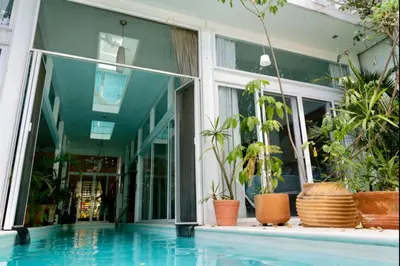 Piscina en o cerca de Casa loft con alberca