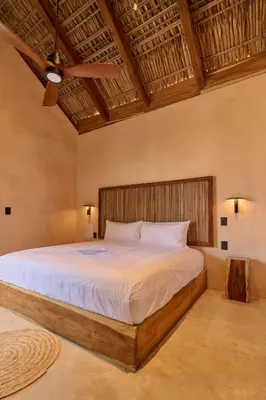 Cama o camas de una habitación en Pan Beach