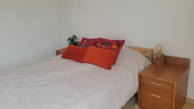 Cama o camas de una habitación en Rincón Raíz