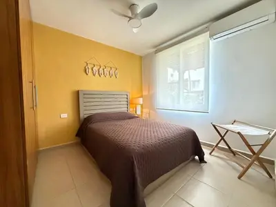 Cama o camas de una habitación en Villa Tostados Acapulco Diamante