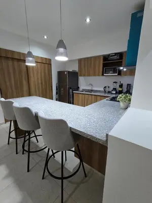 Una cocina o zona de cocina en Descanso en ACAPULCO DIAMANTE