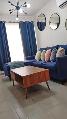 Zona de estar de Departamento con alberca en área exclusiva Acapulco