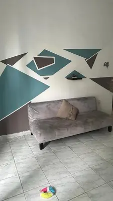 Zona de estar de Departamento flores Magón