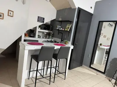 Una cocina o zona de cocina en Casa Kate Juchitán