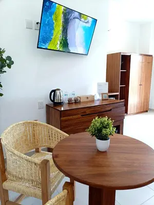 Una televisión o centro de entretenimiento en Punta Colibrí