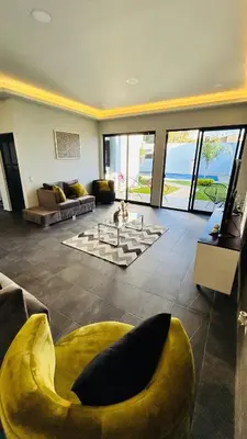 Zona de estar de Casa Mared Yautepec