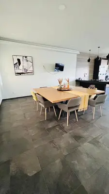 Una televisión o centro de entretenimiento en Casa Mared Yautepec
