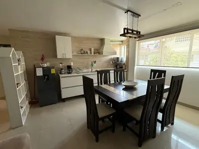 Una cocina o zona de cocina en Cerca Foro Sol GNP y Aeropuerto