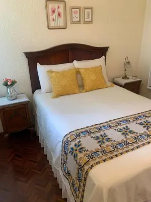 Cama o camas de una habitación en Acogedor departamento