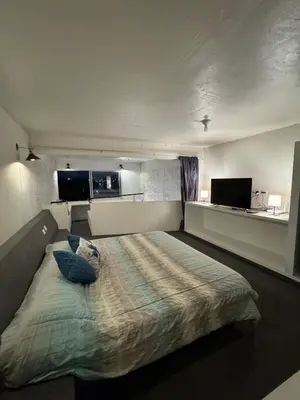 Cama o camas de una habitación en casita briones
