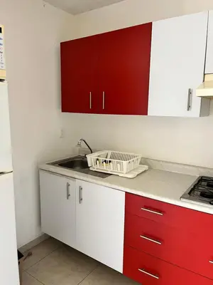 Una cocina o zona de cocina en Depto en Planta Baja con Alberca, WiFi Rápido y Smart TV
