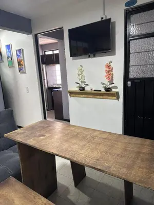 Una televisión o centro de entretenimiento en Casa Alameda