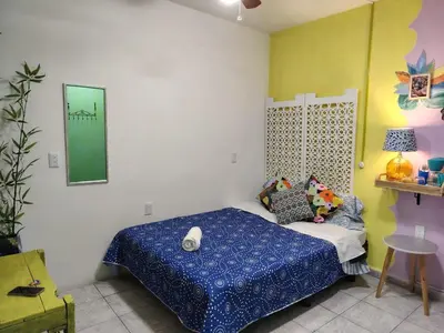 Cama o camas de una habitación en Ganesha HOSTAL