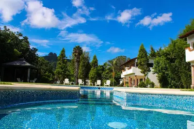 Piscina en o cerca de Hotel Espacio Mágico