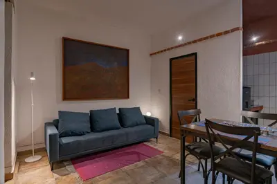 Zona de estar de Solazul Experiencia & Estancia