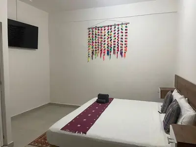 Cama o camas de una habitación en Hotel Casa Chiapas